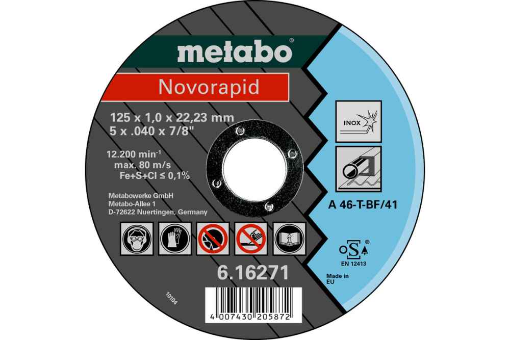 NOVORAPID 125 X 1,0 X 22,23 INOX, TF 41 (616271000)